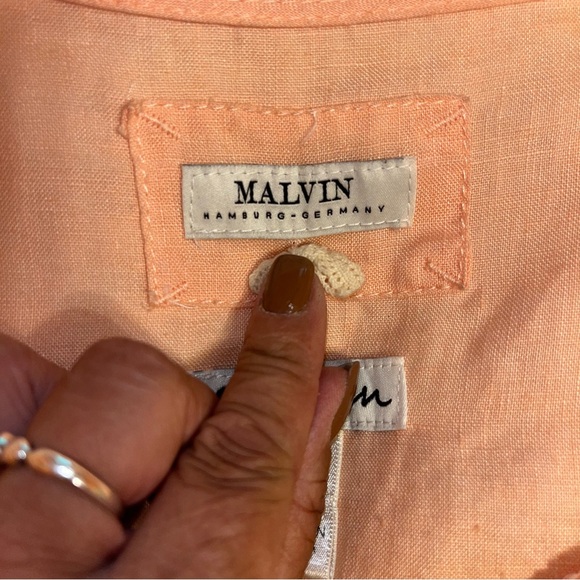 Malvin Linen Embroidered Dress Tunic Hamburg Germany - Picture 11 of 14